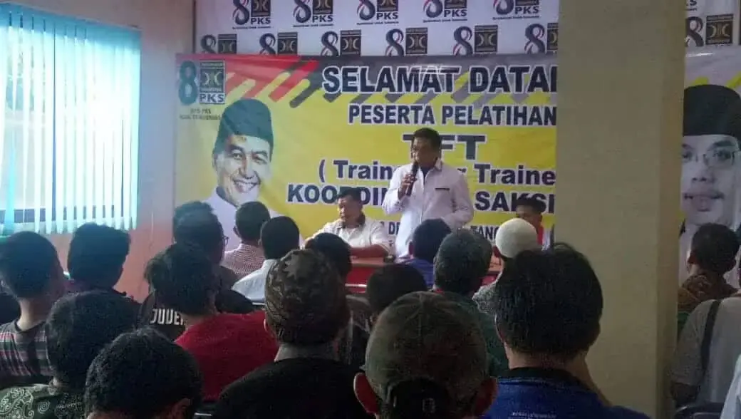 PKS Kabupaten Tangerang, Adakan Pelatihan TFT Saksi