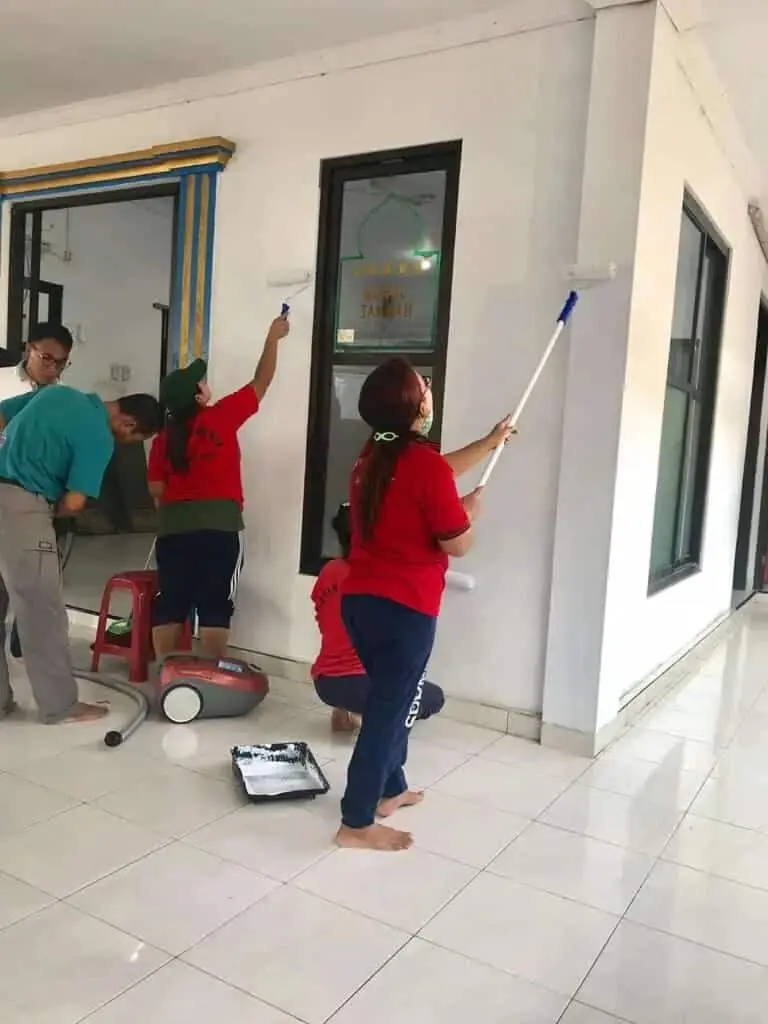 Jelang HUT 55 Pemasyarakatan, Pasukan Merah Putih Lapas Anak Wanita Tangerang Gelar Bersih Masjid Jelang HUT 55 Pemasyarakatan, Pasukan Merah Putih Lapas Anak Wanita Tangerang Gelar Bersih Masjid