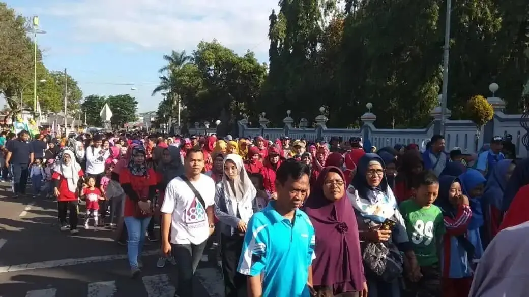 Jalan Sehat dan Donor Darah Masal Dalam Rangka HUT PPNI Ke 45