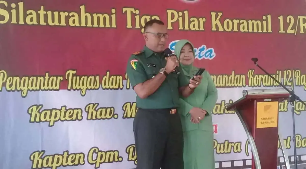 Tiga Pilar Hadiri Silaturahmi dan Lepas Sambut Danramil 12/Rajeg