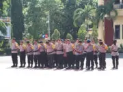 Kapolda Banten Kerahkan 48.957 Personel, Saat Apel Pergeseran Pasukan PAM TPS