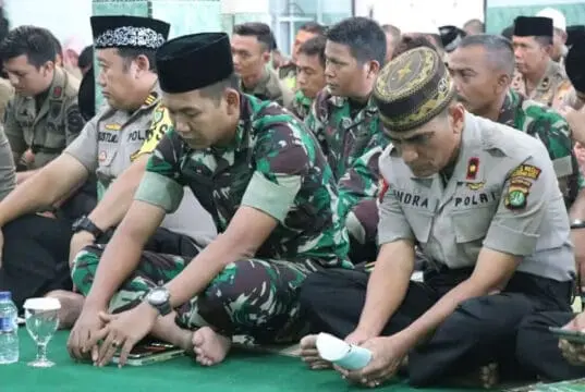 Wujudkan Pemilu Damai Kasdim 0506/Tgr Ikuti Do'a Bersama