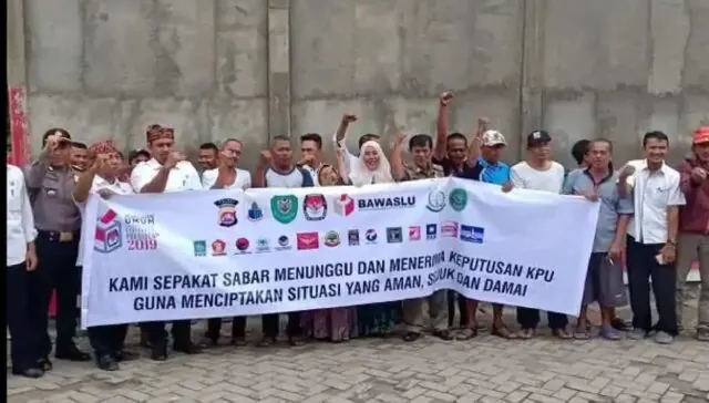 Pasca Pemilu 2019, Komponen Masyarakat Cijoro Lebak Deklarasi Damai Pasca Pemilu 2019, Komponen Masyarakat Cijoro Lebak Deklarasi Damai