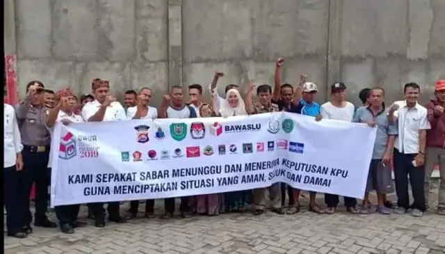 Pasca Pemilu 2019, Komponen Masyarakat Cijoro Lebak Deklarasi Damai Pasca Pemilu 2019, Komponen Masyarakat Cijoro Lebak Deklarasi Damai
