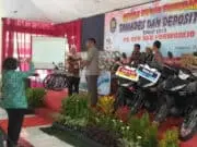 Pemdes Pasaranom Boyong Hadiah Utama Honda Supra X 125 di Undian Tamades Pemdes Pasaranom Boyong Hadiah Utama Honda Supra X 125 di Undian Tamades