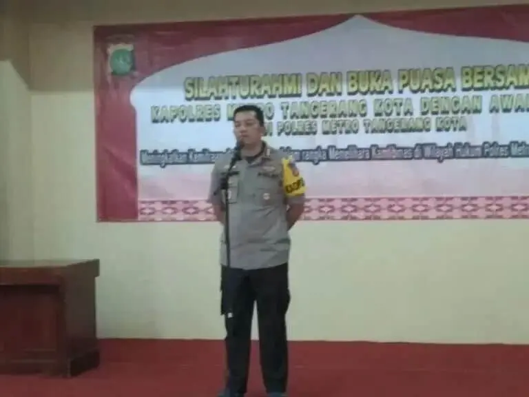 Tingkatkan kemitraan, Kapolres Metro Tangerang Kota Bukber Bersama Awak Media