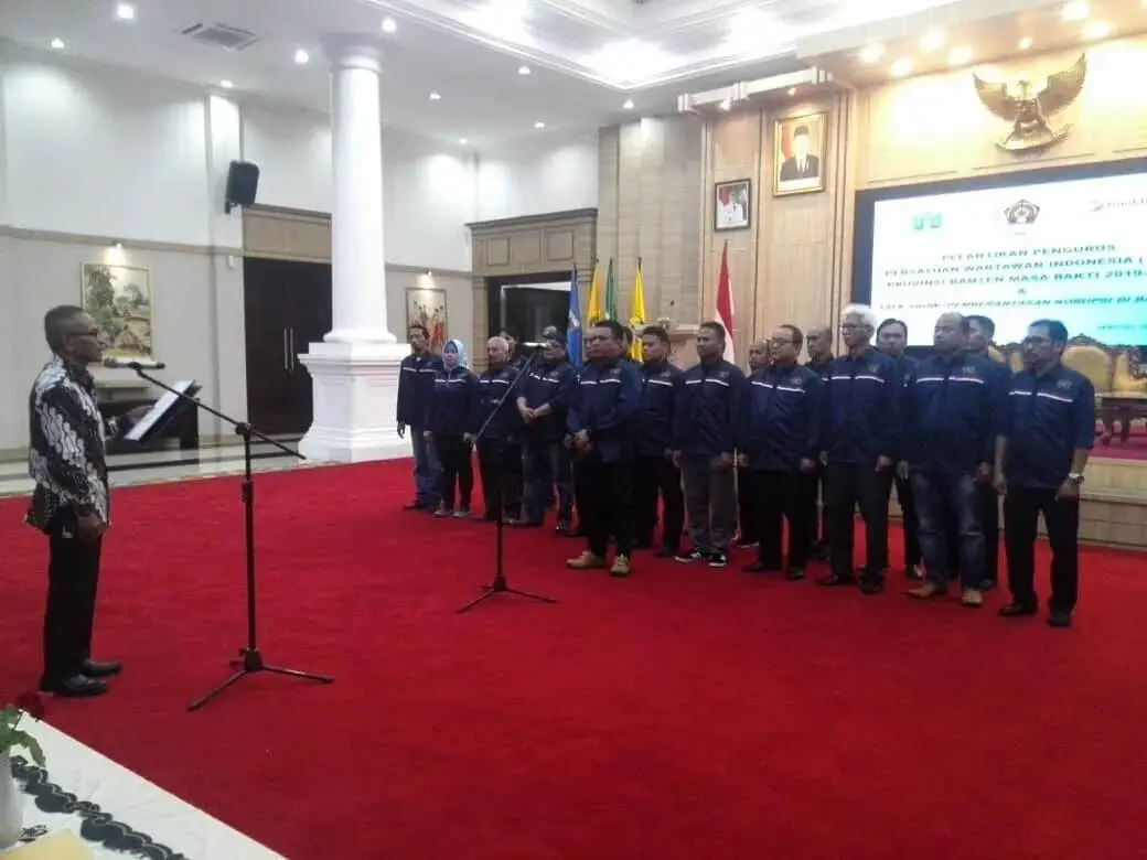 Ketua Umum PWI Pusat Resmi Lantik Pengurus PWI Banten Periode 2019-2024