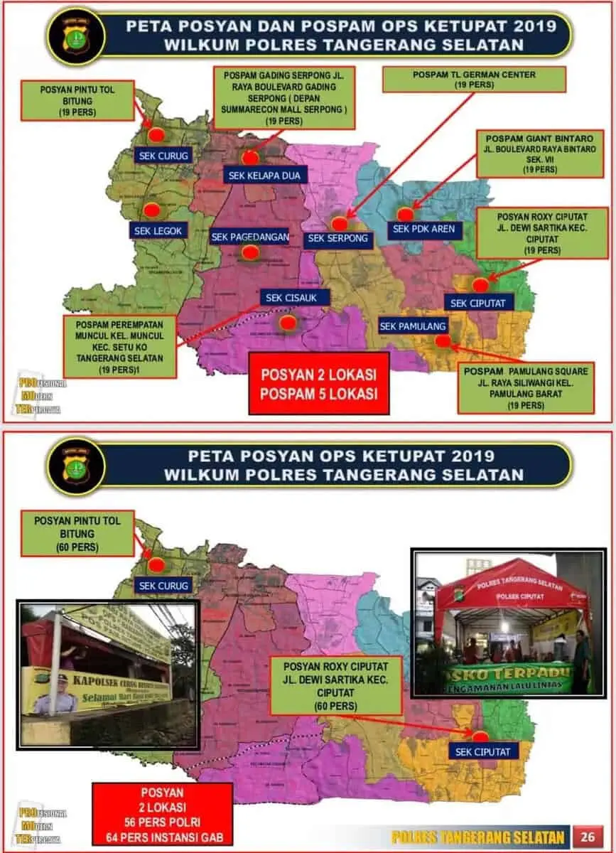 Jelang Arus Mudik, Polres Tangerang Selatan Gelar Ops Ketupat Jaya 2019