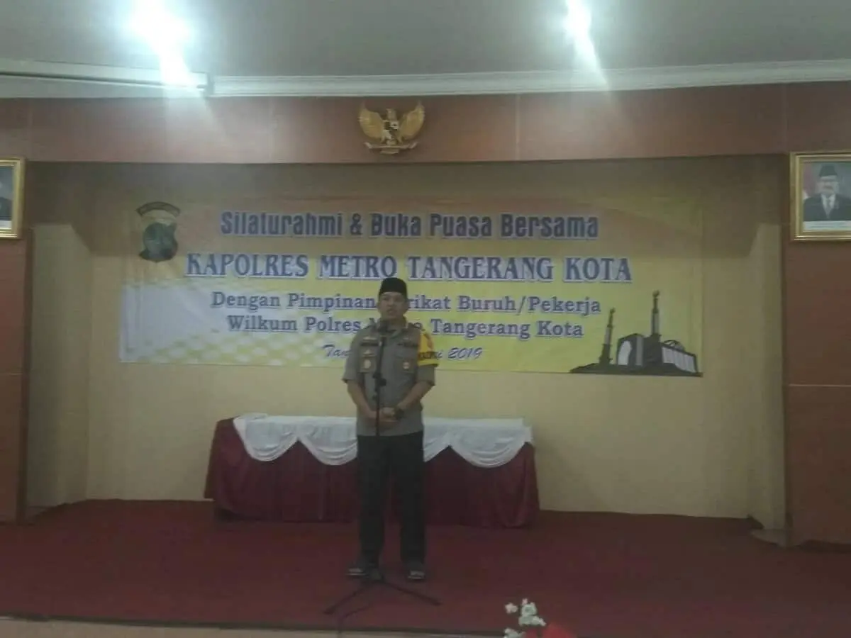 Jaga Kondusifitas Wilayah, Kapolres Bukber Bersama Para Pimpinan Serikat Buruh Jaga Kondusifitas Wilayah, Kapolres Bukber Bersama Para Pimpinan Serikat Buruh