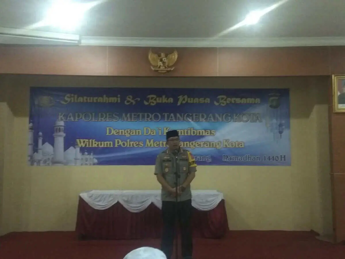 Jalin Tali Silaturahmi, Kapolres Metro Tangerang Kota Bukber Bersama Da'i Kamtibmas Jalin Tali Silaturahmi, Kapolres Metro Tangerang Kota Bukber Bersama Da'i Kamtibmas