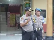 Kapolsek Neglasari Pimpin Apel Pasukan Pengaman Malam Takbir