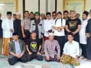 Jalin Silaturahmi, Bhabinkamtibmas Polsek Pagedangan Sambangi Tokoh Agama