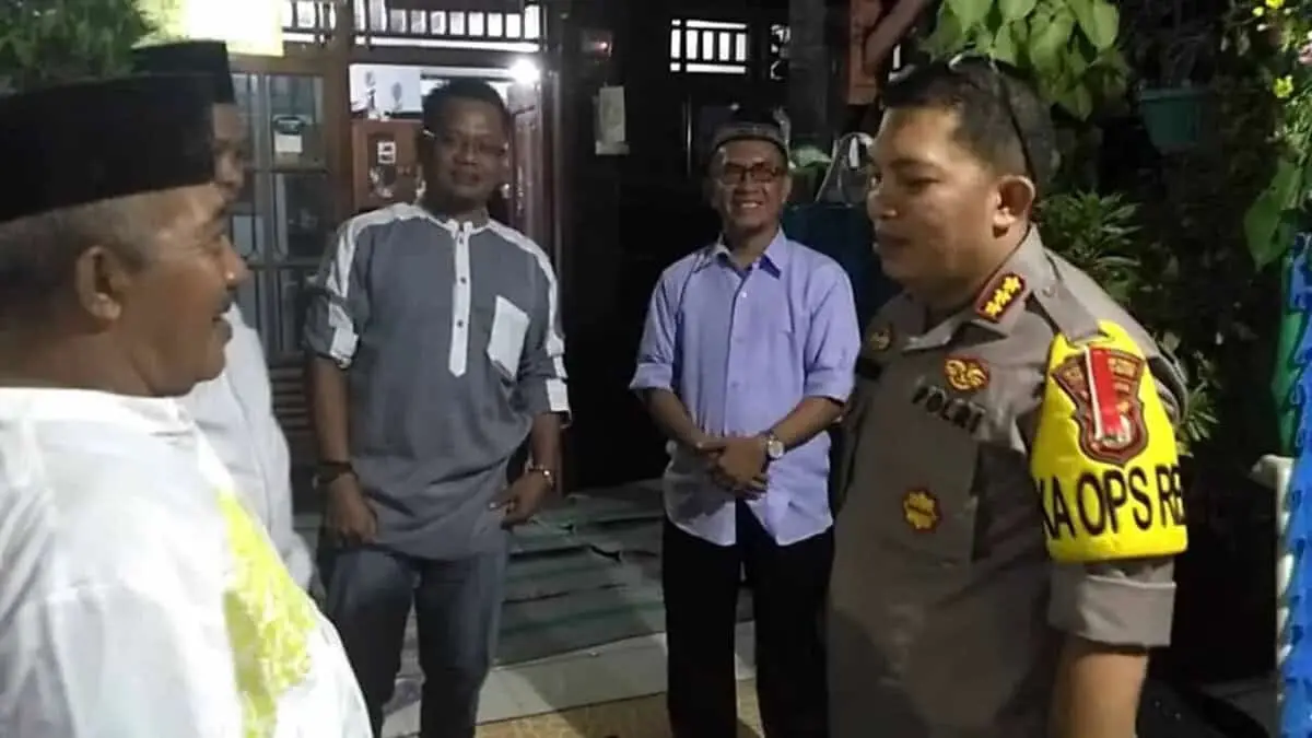 Belasungkawa, Kapolres Metro Tangerang kota Takziah Ke  istri Kapolsubsektor Palem Semi