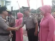 Hari Yang Istimewa HUT Bhayangkara ke 73, 70 Perwira Polri Polres Tangsel Naik Pangkat dan 15 Purna Bakti