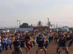 Meriahkan HUT Bhayangkara ke 73, Polres Cilegon Giat Olga Bersama Meriahkan HUT Bhayangkara ke 73, Polres Cilegon Giat Olga Bersama