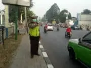 Bersama Anggota, Kanit Lantas Polsek Batu Ceper. Laksanakan Gatur Lalin