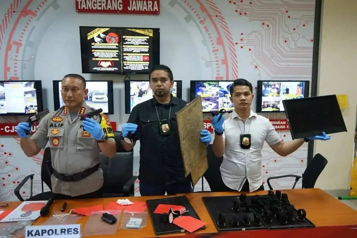Polresta Tangerang Ungkap Curas Toko Emas Balaraja, 2 Terduga Pelaku WN Malaysia