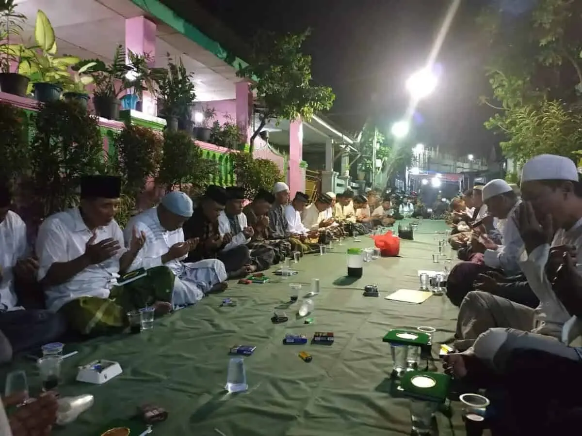 Aiptu Purwanto Gelar Tahlilan 40 Hari Meninggalnya Mendiang Istrinya Sujianis Binti Jaelan