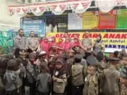 Peringati HAN 2019, Kapolsek Cisauk Kunker Ke TK Bustanul Athfal PC Aisyiyah