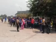 Kapolsek Jatiuwung Pimpin Pengamanan Keberangkatan Sporter Aremania