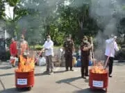 Wakil Bupati Tangerang Musnahkan Barang Bukti Kejahatan dan Sitaan Kejaksaan