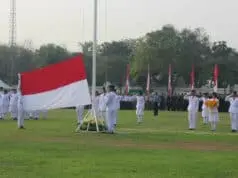 Upacara Pengibaran Bendera HUT RI ke 74 di Bandara Soetta, Berlangsung Khikmat Upacara Pengibaran Bendera HUT RI ke 74 di Bandara Soetta, Berlangsung Khikmat