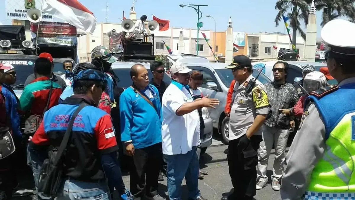Kapolsek Batuceper Pimpin Pengamanan Unras