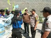 Kapolsek Batuceper Pimpin Pengamanan Unras
