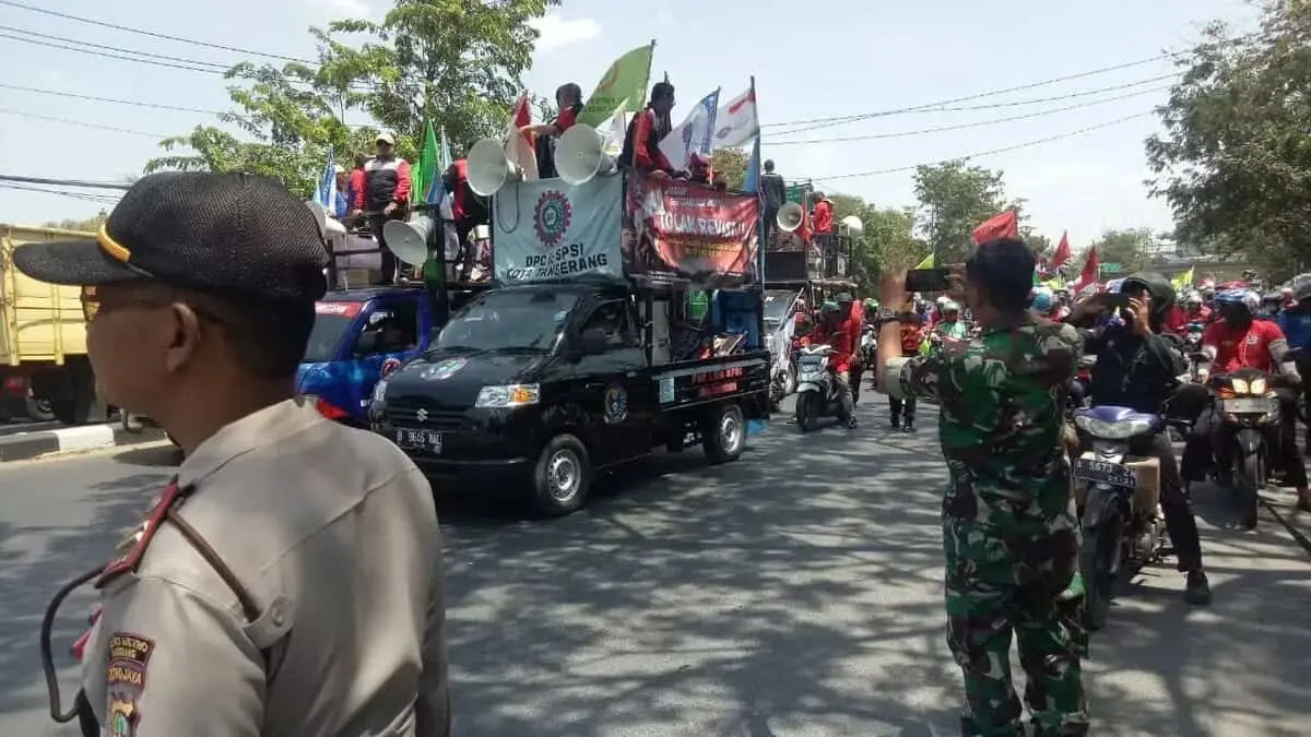 Kapolsek Batuceper Pimpin Pengamanan Unras