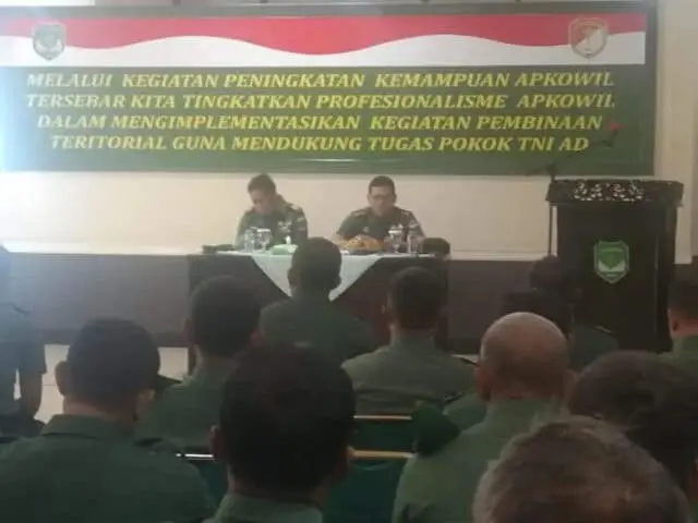 Tingkatkan kemampuan, Kodim 0506/Tgr  Gelar Acara Katpuan Apkowil