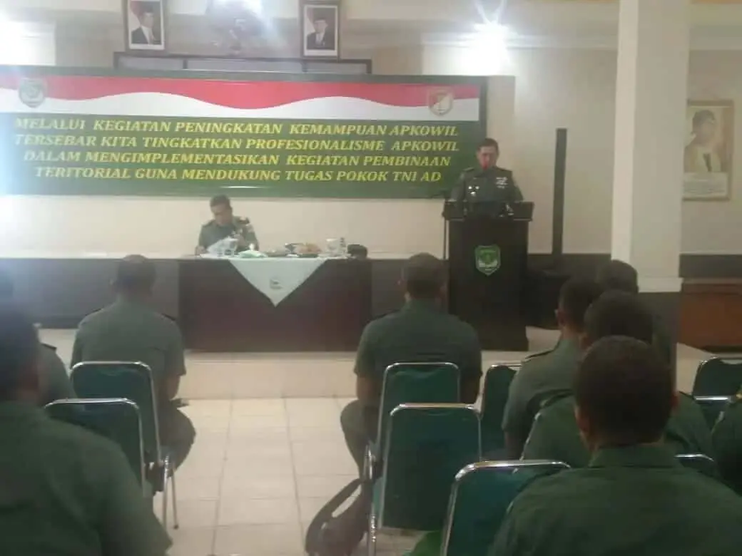 Tingkatkan kemampuan, Kodim 0506/Tgr  Gelar Acara Katpuan Apkowil