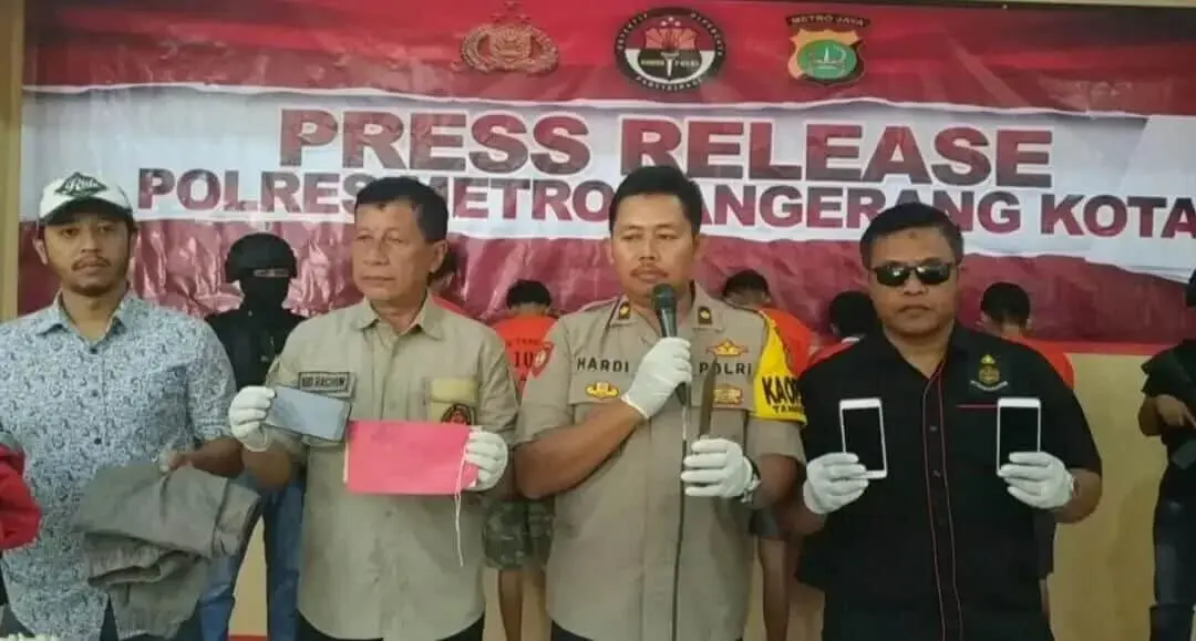 Komplotan Penjambret di Kota Tangerang, Dibekuk Polisi