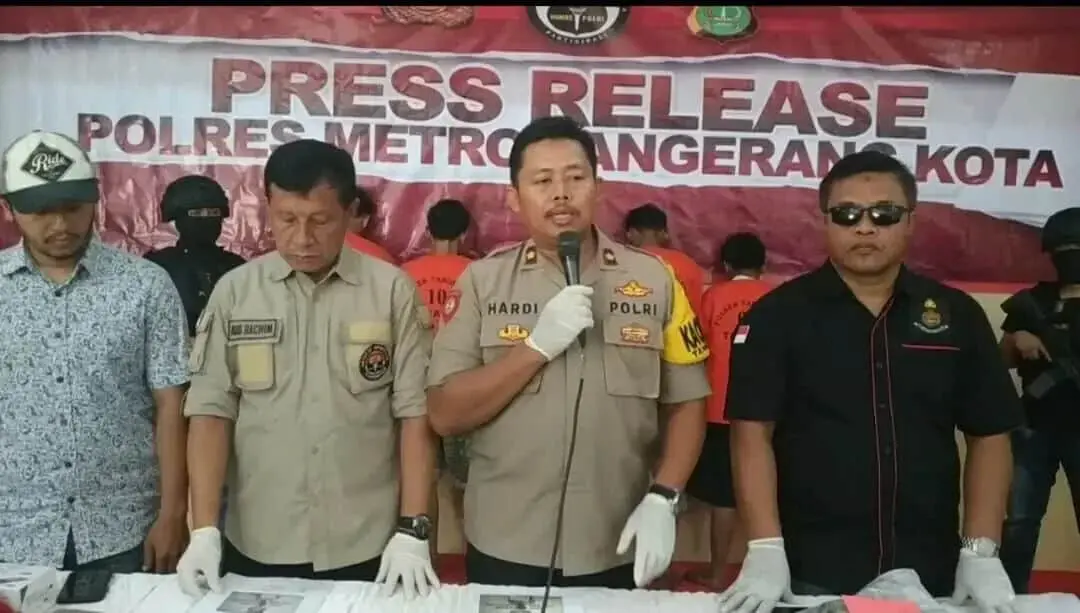 Komplotan Penjambret di Kota Tangerang, Dibekuk Polisi