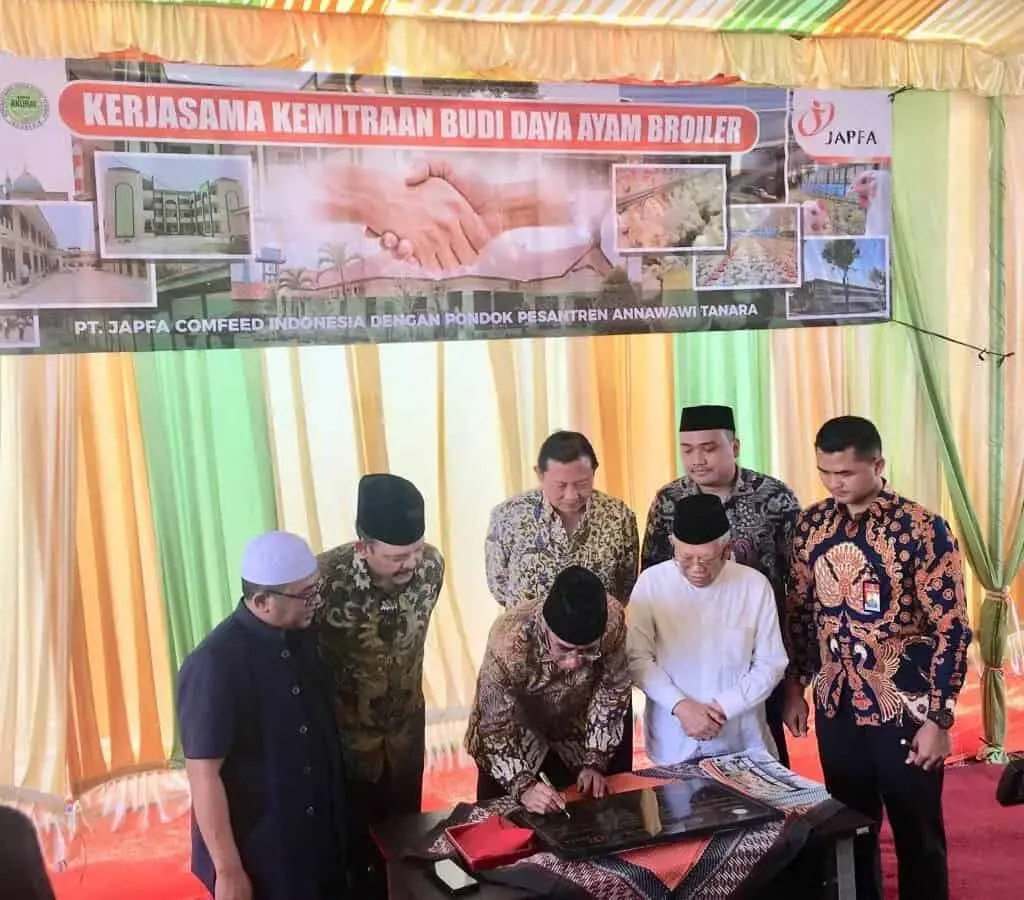 Wujudkan Kemandirian Pangan JAPFA Jalin Kerjasama dengan Pesantren An Nawawi Tanara