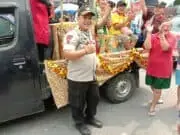 Kapolsek Jatiuwung Berikan Pengamanan Kirab Ritual Kebudayaan
