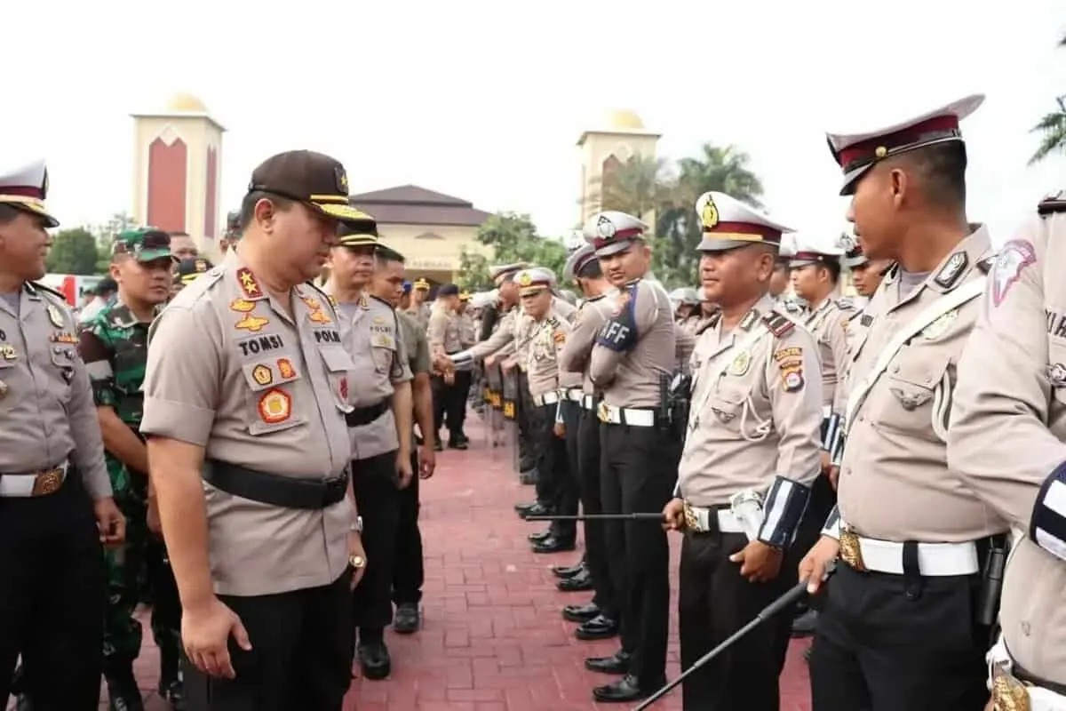 Polda Banten Gelar Apel Pasukan Kesiapan Pelantikan Presiden dan Wakil Presiden 2019