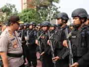 Polda Banten Gelar Apel Pasukan Kesiapan Pelantikan Presiden dan Wakil Presiden 2019