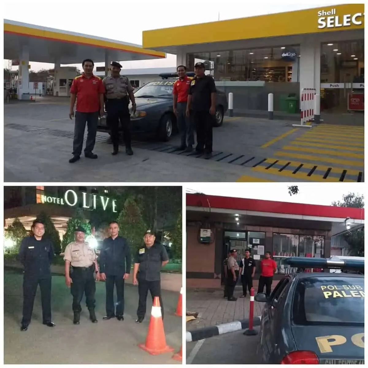 Jelang Pelantikan Presiden, Kapolsub Sektor Palem Semi Gelar Patroli Biru