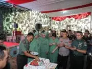 Sinergitas TNI – POLRI, Kapolresta Bandara Soetta Hadiri HUT Korem 052 Wijayakrama