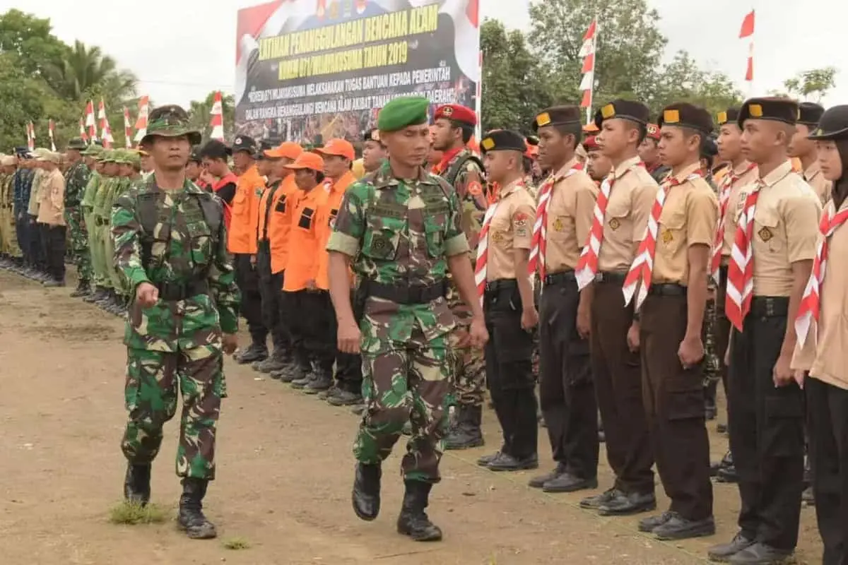 Korem 071/Wijayakusuma Gelar Latihan Penanggulangan Bencana Alam
