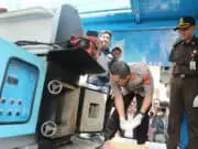 Polresta Bandara Soetta Musnahkan Barang Bukti Narkotika Jenis Sabu