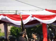 Penyerahan Panji-Panji Kepolisian Negara Republik Indonesia Tribrata