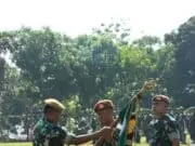 Tongkat Kepemimpinan Danyon Arhanud 15/DBY Diserahterimakan