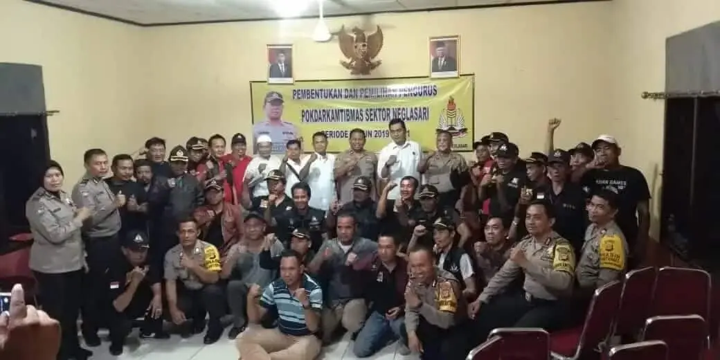 Pokdarkamtibmas Sektor Neglasari Periode 2019 - 2021,Resmi Dibentuk