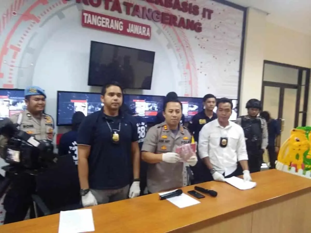 Tiga Pelaku Judi Pilkades , Dibekuk Satreskrim Polresta Tangerang