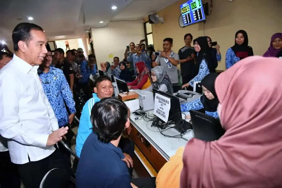 Presiden Jokowi Sidak Pelayanan BPJS di Subang