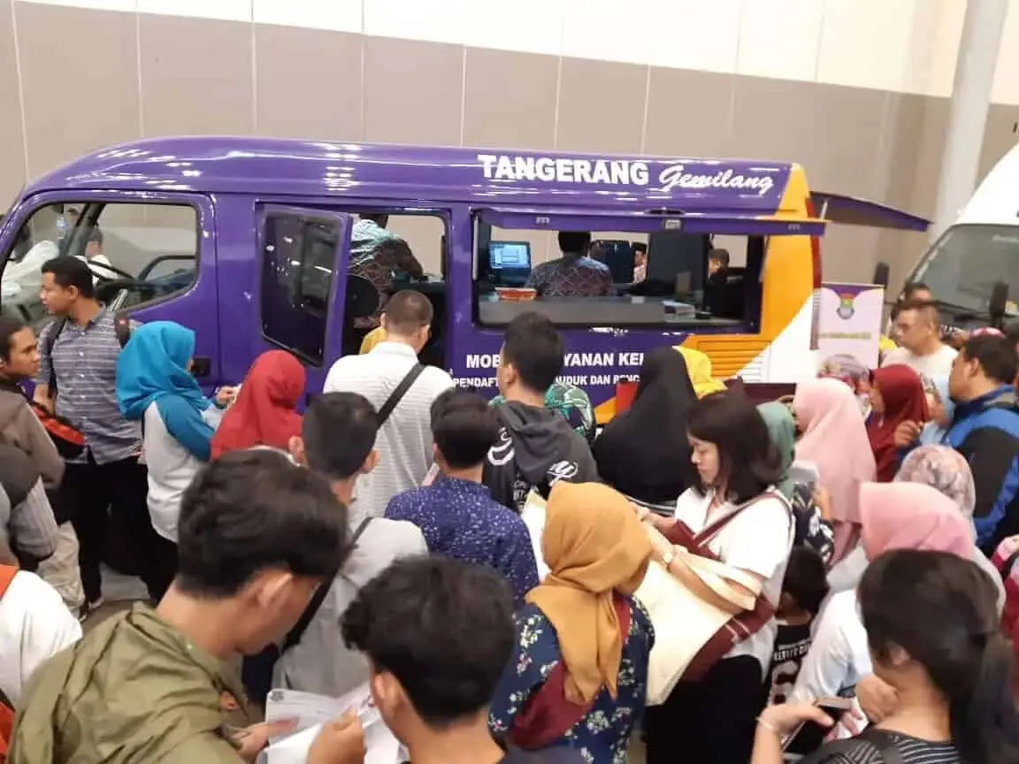 Dukcapil Kabupaten Tangerang, Buka Layanan KTP di Expo Hut Korpri