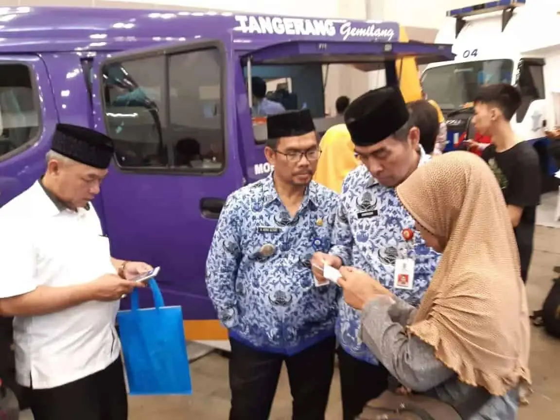 Dukcapil Kabupaten Tangerang, Buka Layanan KTP di Expo Hut Korpri