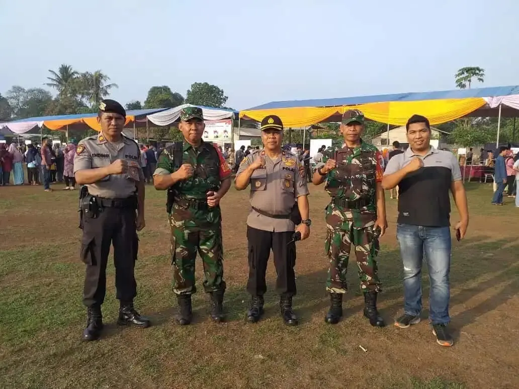 Pimpin Apel Pasukan Pengamanan Pilkades 2019, Ini Pesan Kapolsek Curug