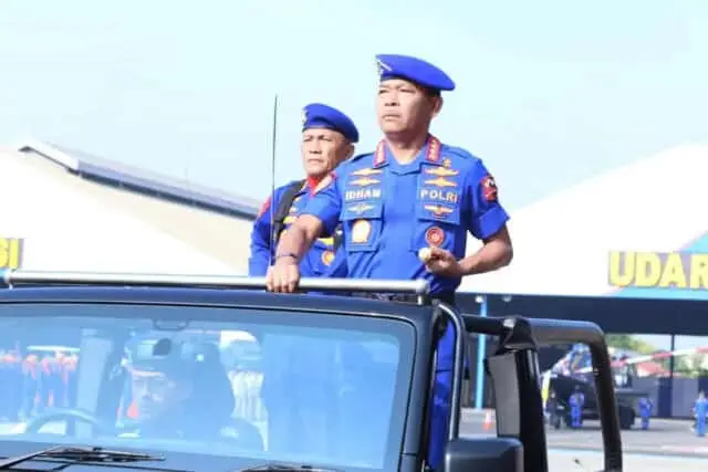 Kapolri Pimpin Upacara Parade Hut Ke - 69 Korpolairud Kapolri Pimpin Upacara Parade Hut Ke - 69 Korpolairud